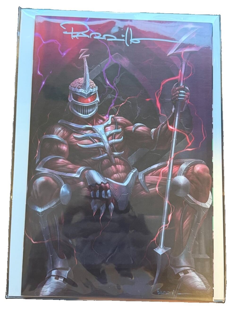 Power Rangers 1 Lord Zedd Lucio Parrillo SIGNED Virgin Convention Ltd 300